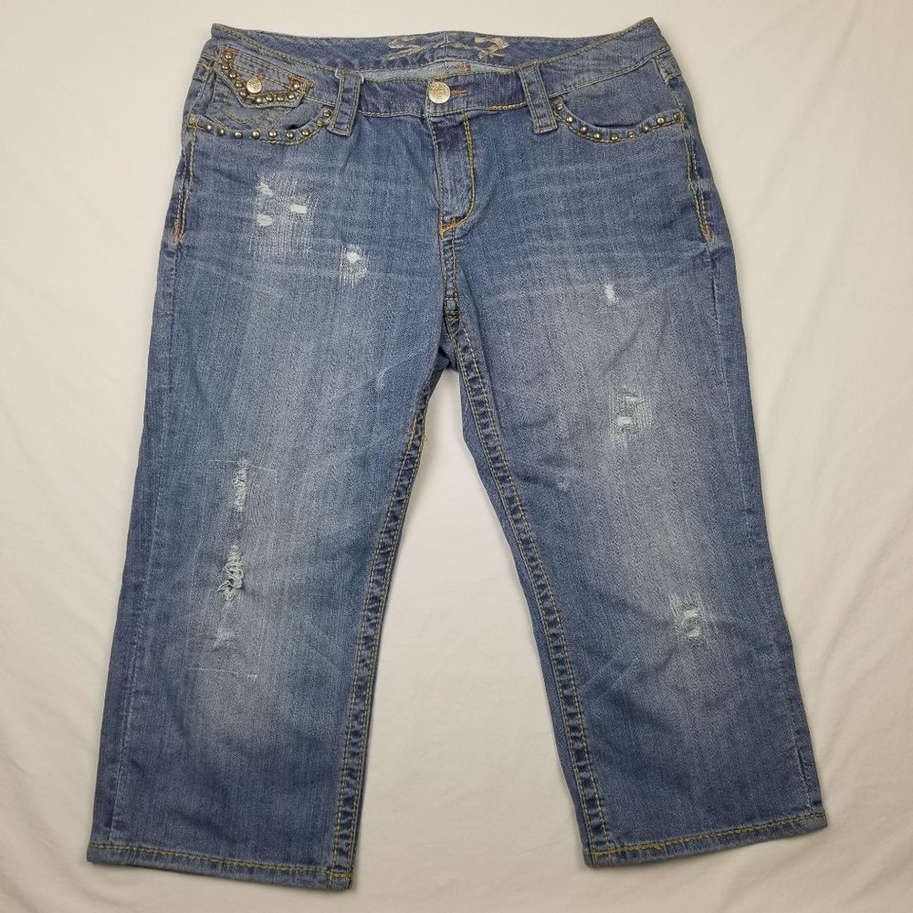Seven7 Cropped Denim Jeans Size 18